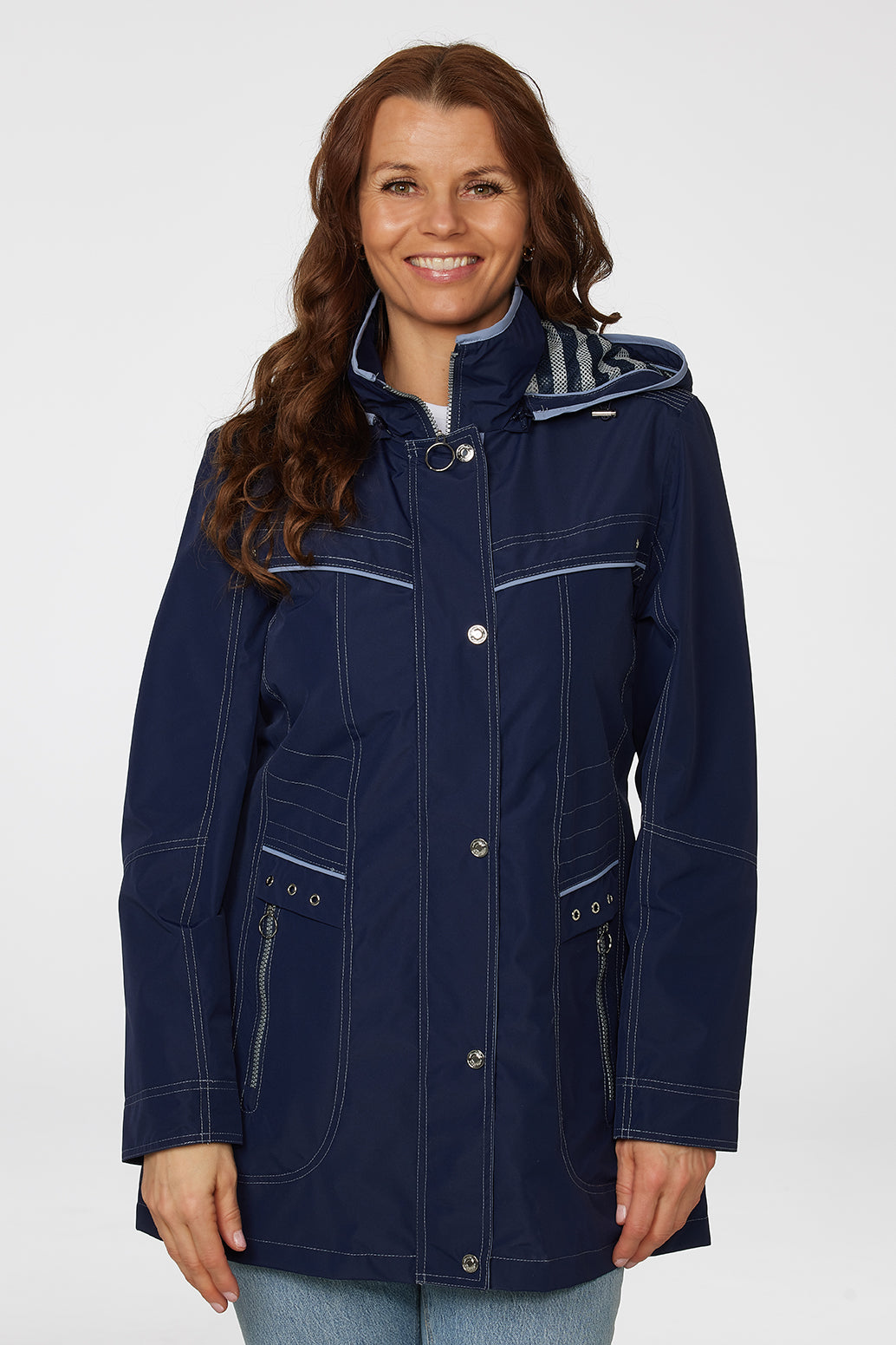 Windfield / Danwear Bea Weatherproof 0821 Navy/Light Blue